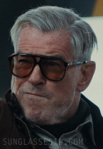Pierce Brosnan wears Saint Laurent SL 596 sunglasses in Season 2 of the series Mobland.