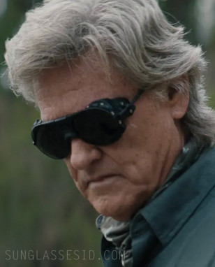 Kurt Russell wears black, aviator glacier sunglasses in Episode 6 of Season 2 of Monarch: Legacy of Monsters.