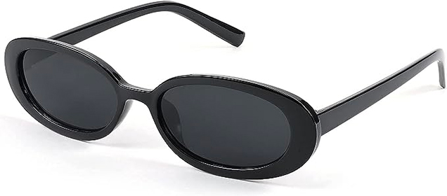 Feisedy oval sunglasses