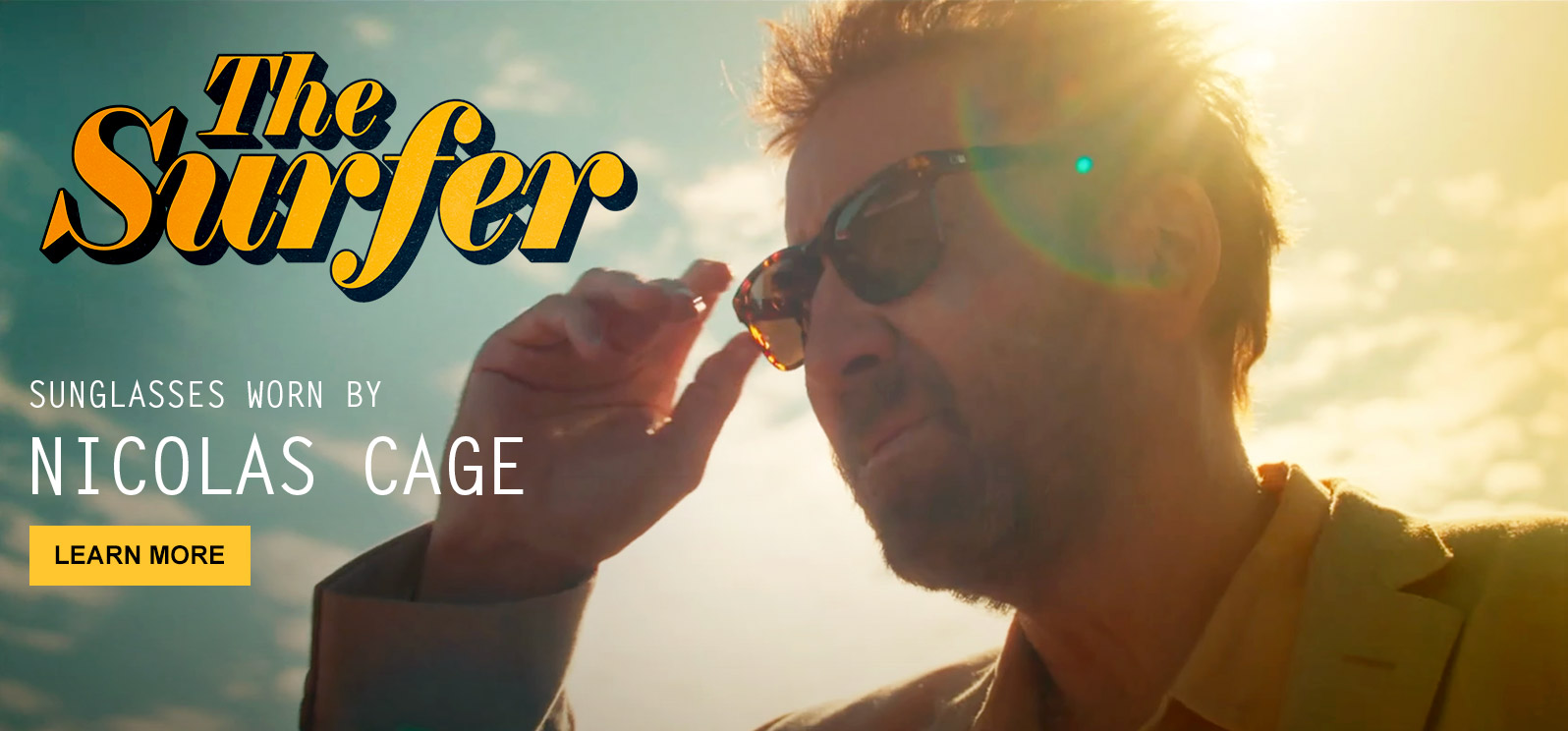 Nicolas Cage sunglasses in the Surfer
