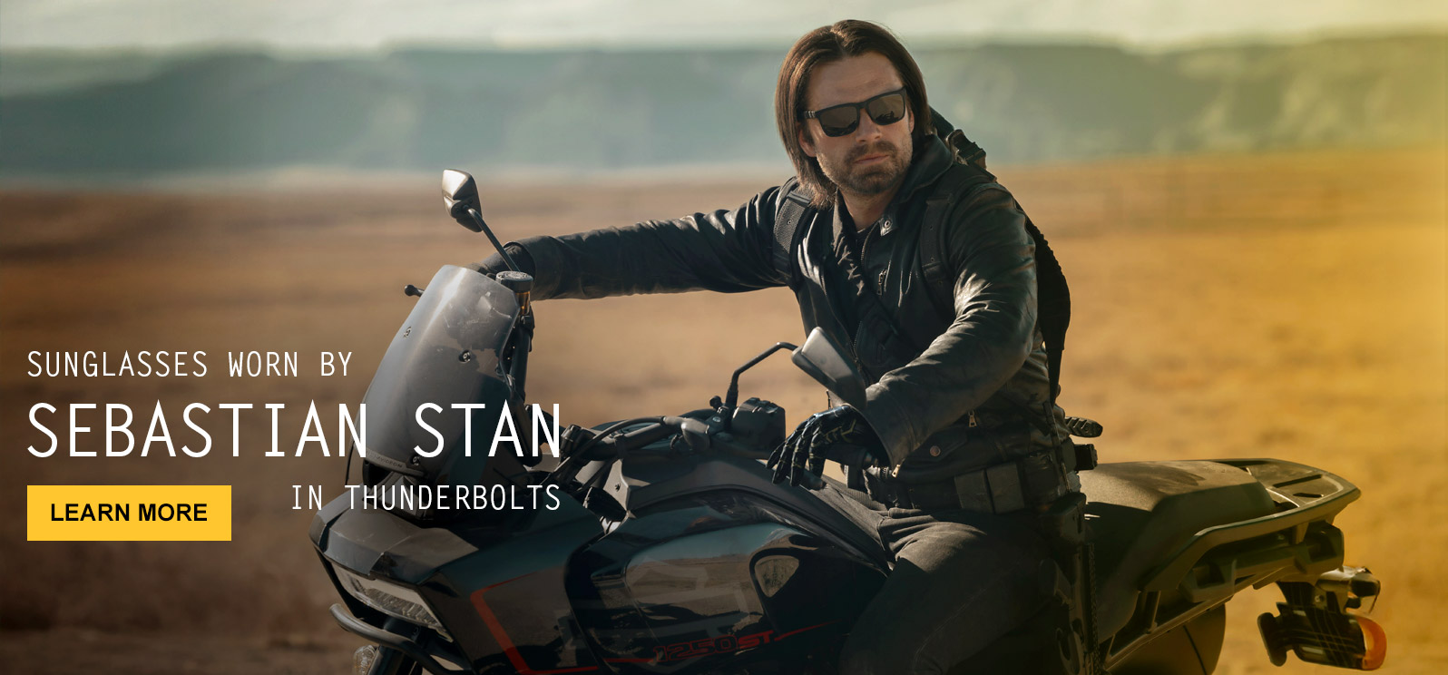 Sunglasses worn by Sebastian Stan as Bucky Barnes in Thunderbolts