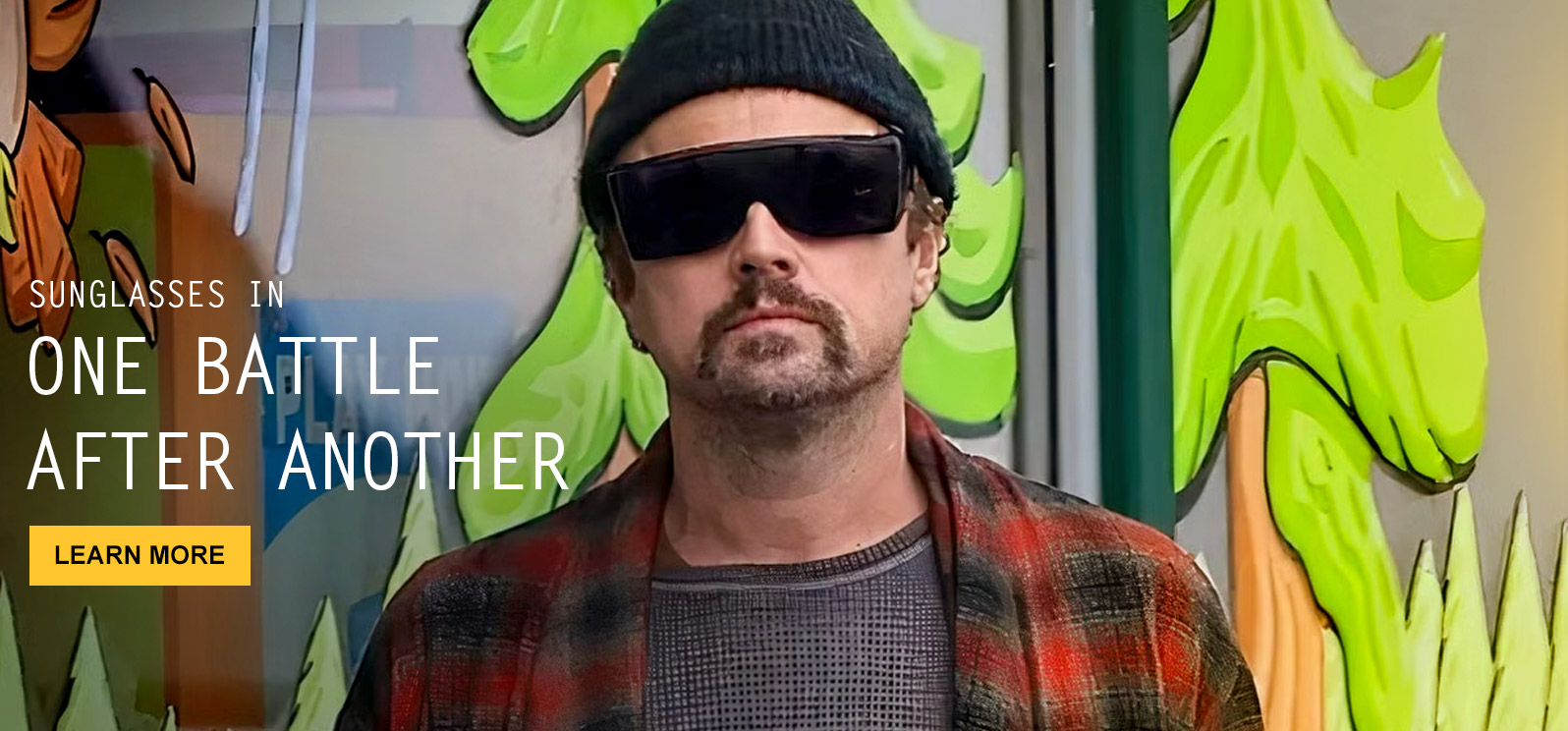 Sunglasses worn by Leonardo DiCaprio in One Battle After Another