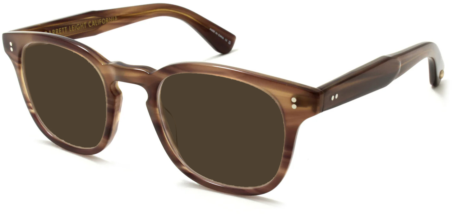 Garrett Leight Ace II sunglasses Sequoia Tortoise frame