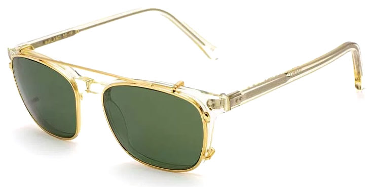 L.G.R Malabo with clip-on sunglasses