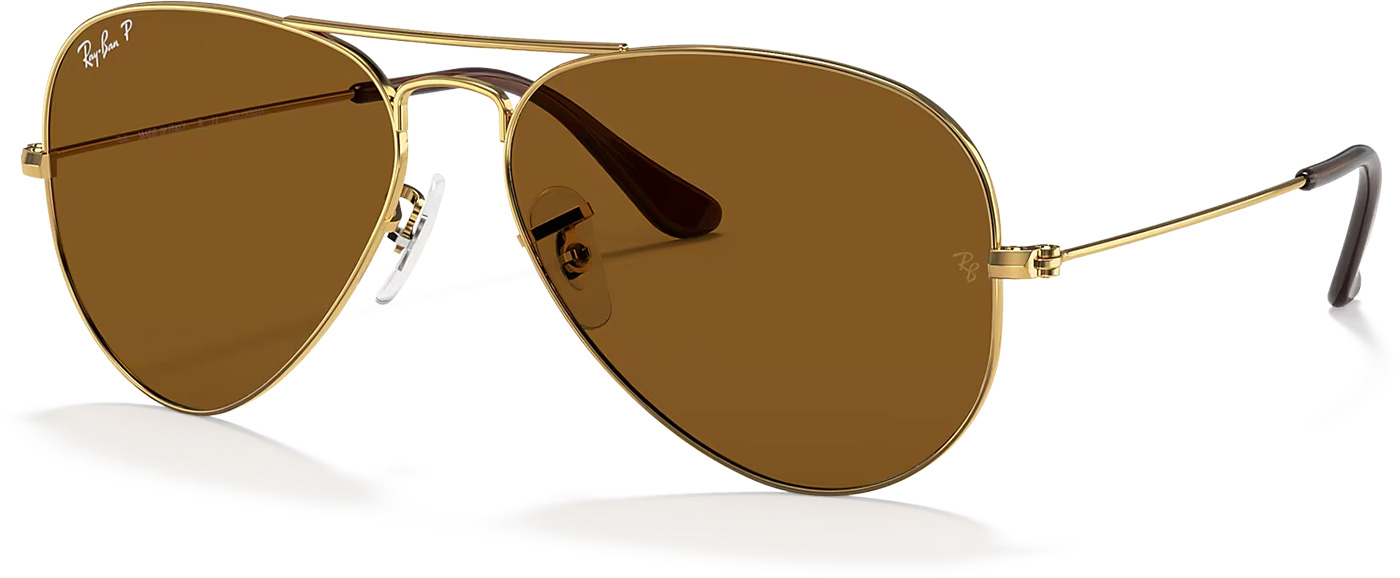 Ray-Ban RB3025 Aviator Gold Arista frame&nbsp;Brown Polarized lenses