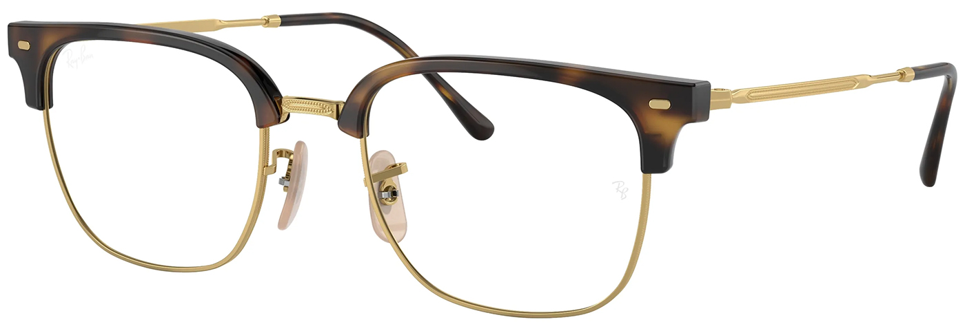 Ray-Ban RX7216 New Clubmaster, Havana on Gold