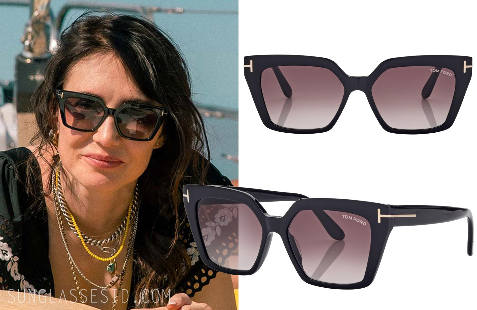 Sunglasses worn by Carice van Houten in Malice