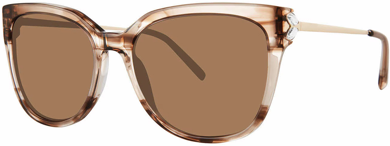Vera Wang Camille Chiffon Tortoise and Gold