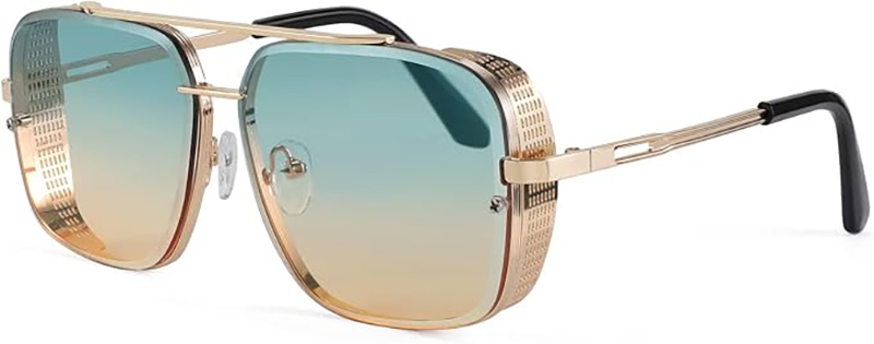 Feisedy B2894 gold aviators