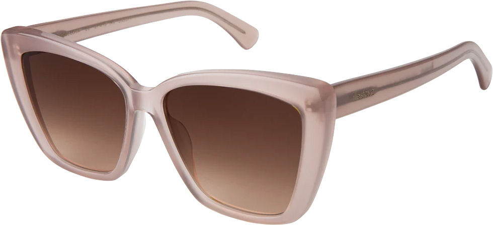 illesteva Barcelona Sunglasses Thistle Brown Flat Gradient butterfly
