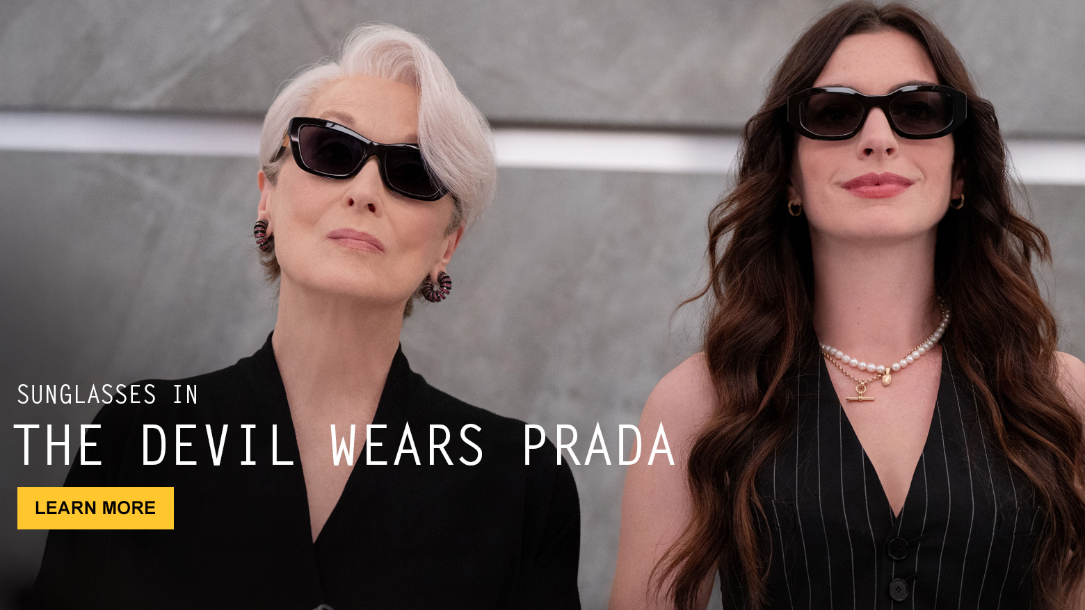 Devil Wears Prada 2 sunglasses and eyeglasses