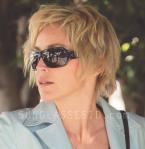 Sharon Stone wearing Blinde Talk To Me sunglasses