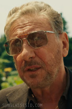 Sergio Castellitto wears Brunello Cucinelli Sartorial Sunset sunglasses in Season 2 of The Gentlemen.