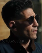 Jon Bernthal wears Linda Farrow Marcelo sunglasses in the movie The Accountant 2.