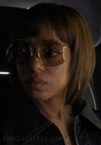 Kerry Washington wears Miu Miu MU A55S sunglasses in Season 1, Episode 8 of Imperfect Women