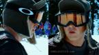 John Cusack wearing Oakley Proven Snow matte black snow goggles with Persimmon colored lenses