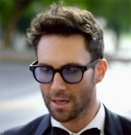 Singer Adam Levine seems to wears Oliver Peoples Afton glasses in the Maroon 5 Sugar music video.
