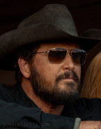 Cole Hauser as Rip Wheeler wears Oliver Peoples Clifton glasses in the Paramount+ series Dutton Ranch (2026).