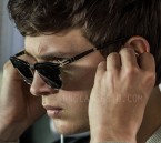 Ansel Elgort wearing Persol PO3132S sunglasses in Baby Driver.