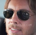 In the movie Hit & Run, the character played by Dax Shepard wears a pair of Ray-