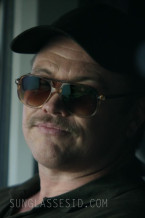 Luke Hemsworth wears Ray-Ban RB2205 Bill sunglasses in Episode 3 of The Terminal List: Dark Wolf.