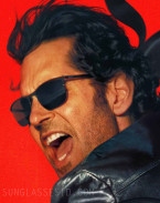 Paul Rudd wears Ray-Ban RB3686 sunglasses on the poster for the movie Power Ballad.