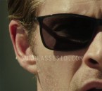 Chris Hemsworth wears Ray-Ban RB4179 62 Liteforce sunglasses in Blackhat.