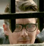 Ethan Hawke wears Ray-Ban RX5184 eyeglasses in the movie The Woman in the Fifth.