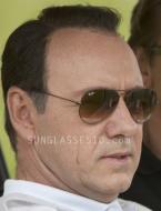 Kevin Spacey (as Jack Abramoff) wears Ray-Ban Aviator sunglasses in the movie Ca