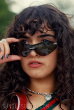 Asha Banks as Noah wears Soar Cubitts Sirrus sunglasses in Your Fault: London.