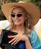 Michelle Pfeiffeis wearing Swarovski SK7030 sunglasses in the series Margo's Got Money Troubles.