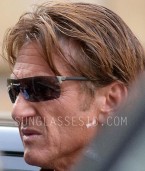 Sean Penn wears sunglasses that look like TAG Heuer Reflex