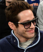 Pete Davidson wearing Badazz Glazz Primo sunglasses.