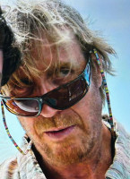 Rhys Ifans wears BluBlocker Viper sunglasses in Nyad.