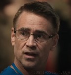 Colin Farrell wears a pair of rectangular metal eyeglasses in the movie Thirteen Lives.