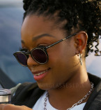 Jazz Raycole wears Garrett Leight Crosby S 44 in Season 2 of The Lincoln Lawyer.