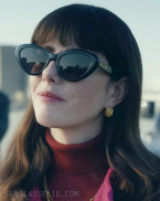 Kaya Scodelario wears Gucci GG1170S sunglasses in the Netflix series The Gentlemen.