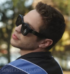 Pete Davidson wears a pair of black HIDDEN.NY Orchard sunglasses in Bupkis.