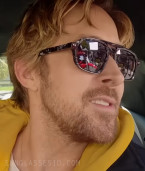 It looks like Ryan Gosling wears Lennox & Harvey Article One x Mission Workshop sunglasses in the Marketing The Fall Guy: Carpool video on YouTube.