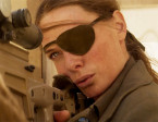 Ilsa (Rebecca Ferguson) only wears the goggles briefly in the desert scene.
