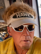 Will Ferrell wears Oakley Lateralis sunglasses in the series The Hawk