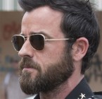 Justin Theroux wears gold Oliver Peoples The Row Executive Suite sunglasses in Season 3 of The Leftovers.