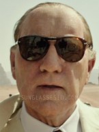 Kevin Spacey wears Persol 714 folding sunglasses in the movie All The Money In The World.