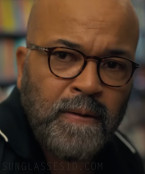 Jeffrey Wright wears Persol PO3143V eyeglasses in the 2023 movie American Fiction.