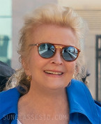 Candice Bergen wears Persol PO3264S sunglasses in the movie Book Club: The Next Chapter.