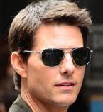 Tom Cruise on the set with Randolph Engineering RE Aviator sunglasses, which can
