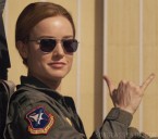 Brie Larson wears Randolph Engineering Aviator sunglasses in the movie Captain Marvel.