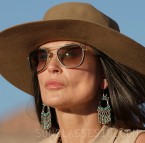 Demi Moore wears a pair of Randolph Engineering Fusion Aviator sunglasses in Corporate Animals.