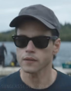 Rami Malek wears Ray-Ban RB2140 sunglasses in The Amateur.