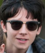Actor Asa Butterfield wears Ray-Ban 3016 Clubmaster sunglasses in The Space Between Us.